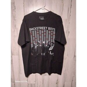 Backstreet Boys BSB DNA World Tour 2019 Concert Black T Shirt Size XL